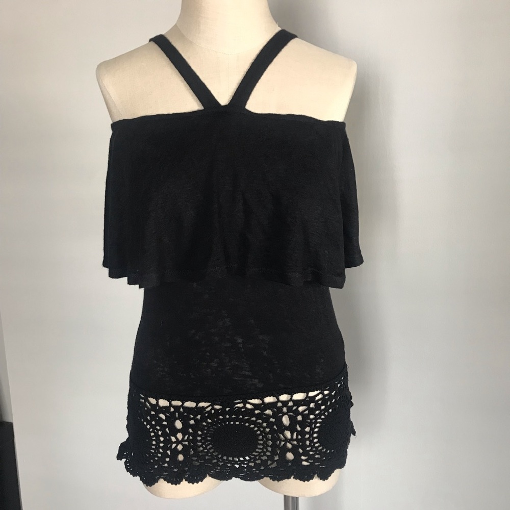 Redhaute black off the shoulder top size XS